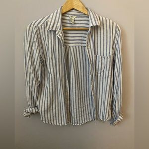 Striped button up